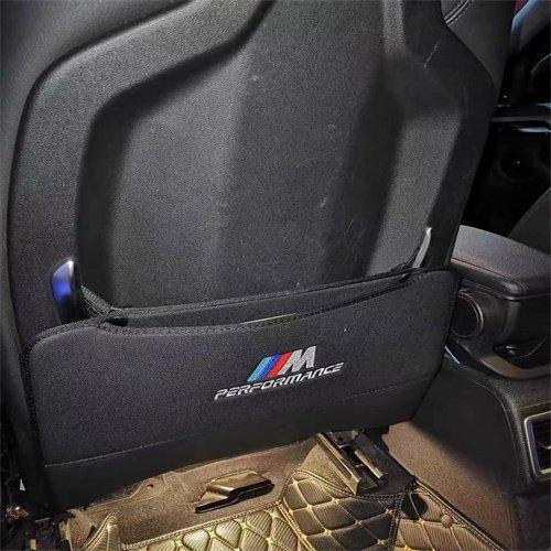 BMW X3 G01 X4 G02 シート バック キック マット キックガード 刺繍ロゴ 2枚 3色選べる｜esl-shop3｜02