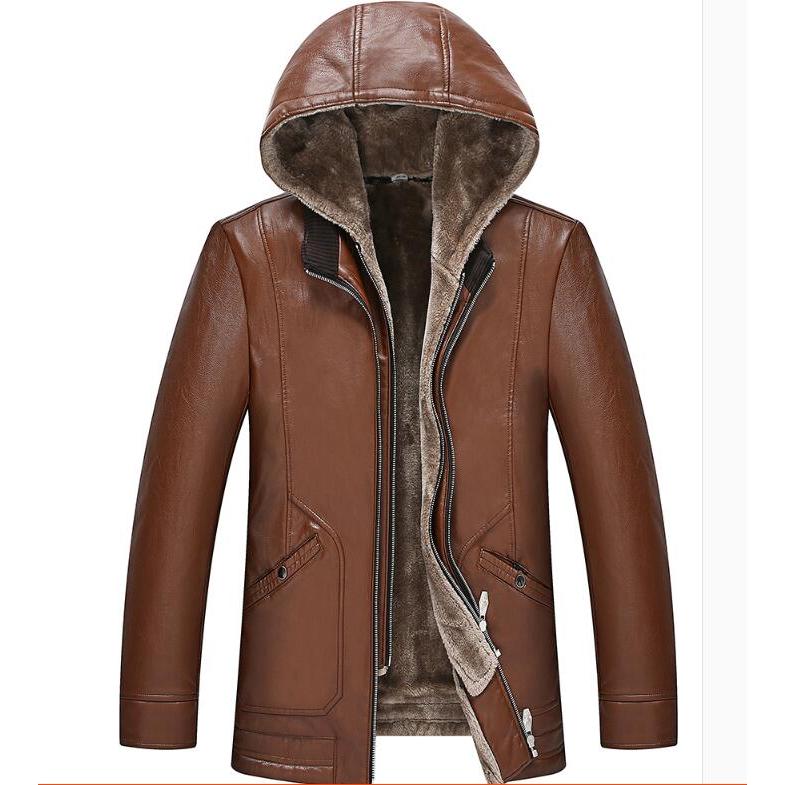レザー メンズ 冬 毛皮一体 レザージャケット コート 羊革