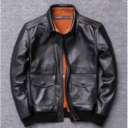 ヨーロッパ A2 空軍 フライトジャケット メンズ スリム ショート