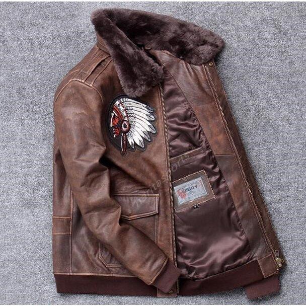 新品 フライト レザージャケット メンズ 上層シープレザージャケット