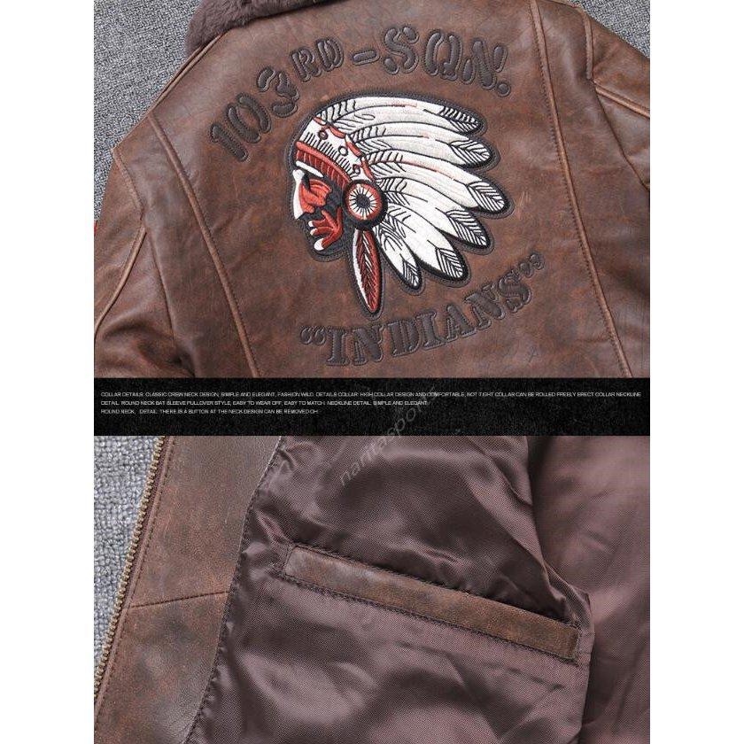 新品 フライト レザージャケット メンズ 上層シープレザージャケット