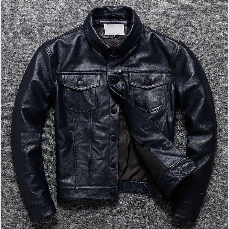 DENIMEレザー ジャケット 黒 ポケット付き 牛革 楽天市場】少量生産 革