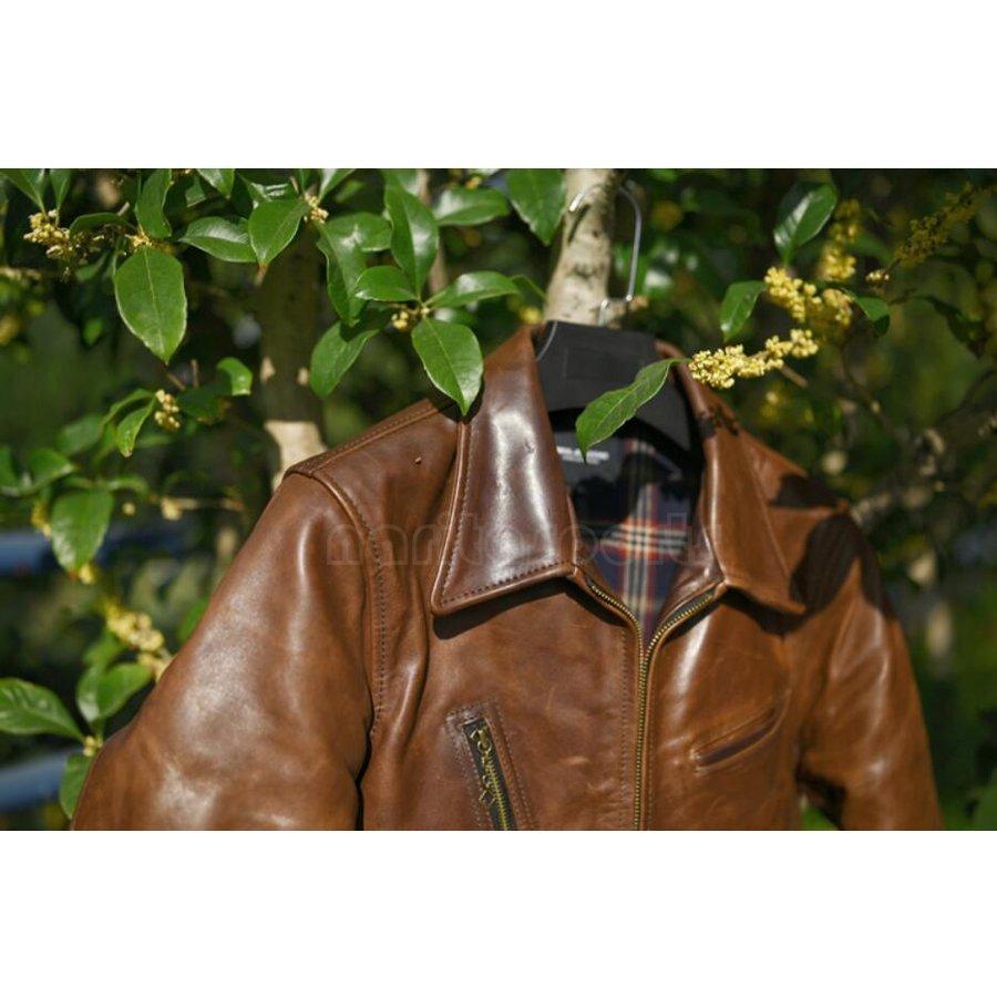 レトロ 男性 厚くて重い ヘッドレイヤー 馬革ジャケット メンズ 上層馬