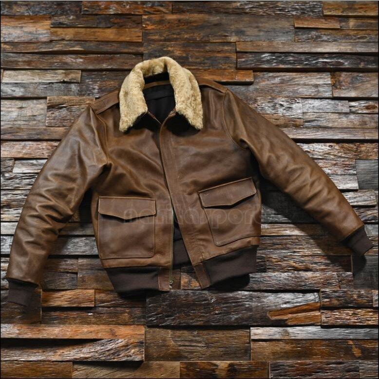 A-2 牛革 カウレザー 本革 タータンチェック ショート丈 ブルゾンジャケット メンズ トップレイヤー G1A2 ショートジャケット 本革ジャケット 上層