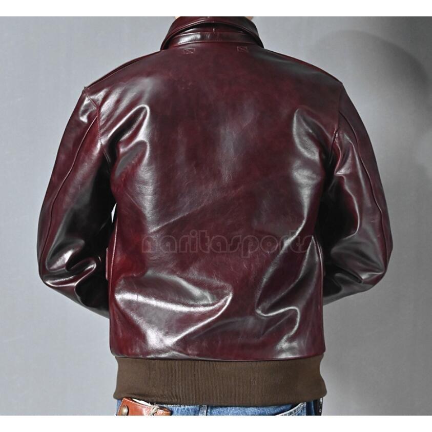 【米国製】Schott レザージャケット 赤茶 44 フライトジャケット A-2 m58421425886_1.jpg?1733994983