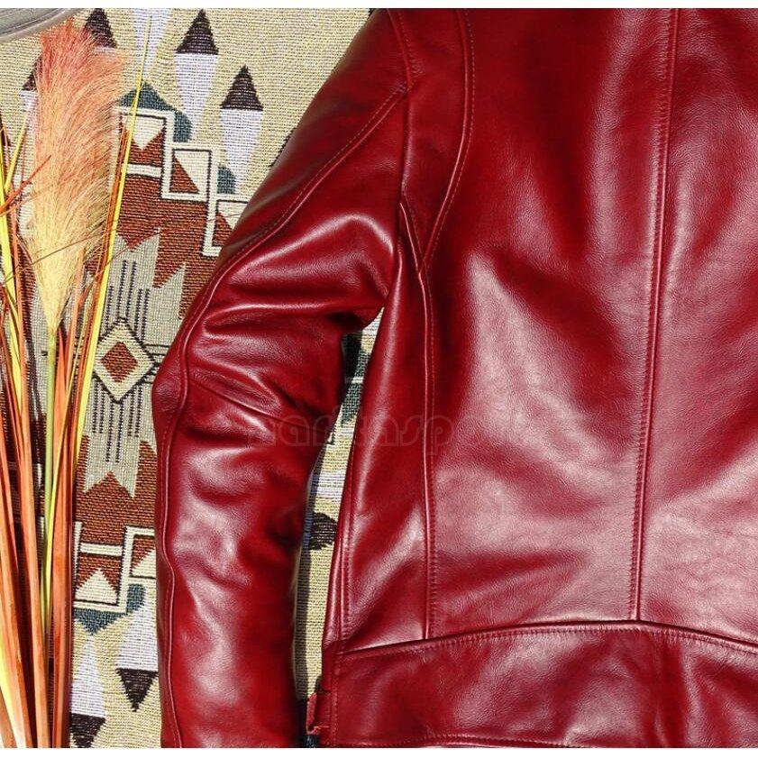 y*6様 美品 ワインレッド G-1ジャケット XL 牛革 美品 ワイン