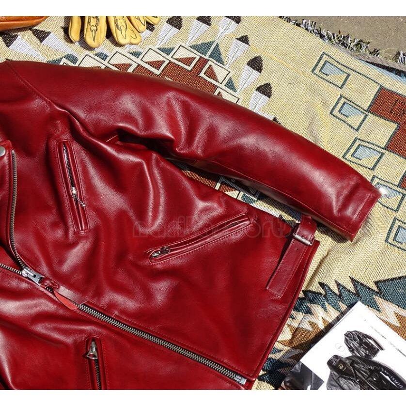 イタリア製レザージャケット 黒×赤 公式】4seasons Gallery | 商品詳細