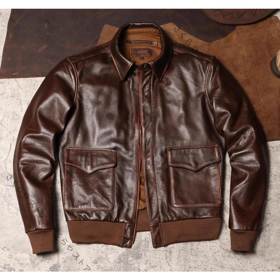 MacLean レザージャケット　本革　濃茶　L 短丈　古着. MacLean レザージャケット 本革 濃茶 L 短丈 古着