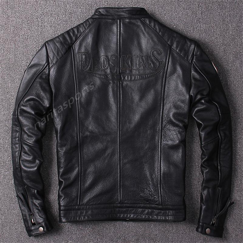 オリジナル 手作り 本牛革 刺繍ワッペン レザージャケット 牛革本革 革