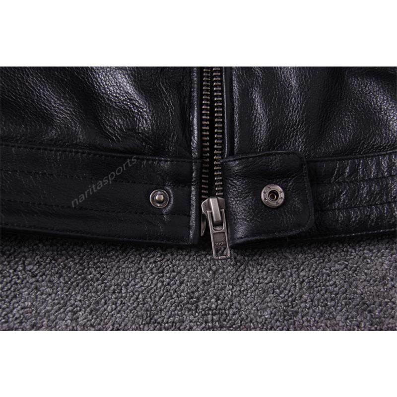 オリジナル 手作り 本牛革 刺繍ワッペン レザージャケット 牛革本革 革