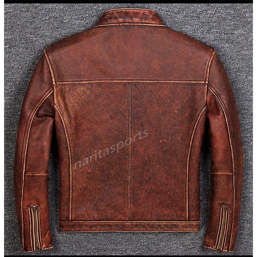 アメカジ 高級本革 本牛革 フライトジャケット 革ジャン ジャケット