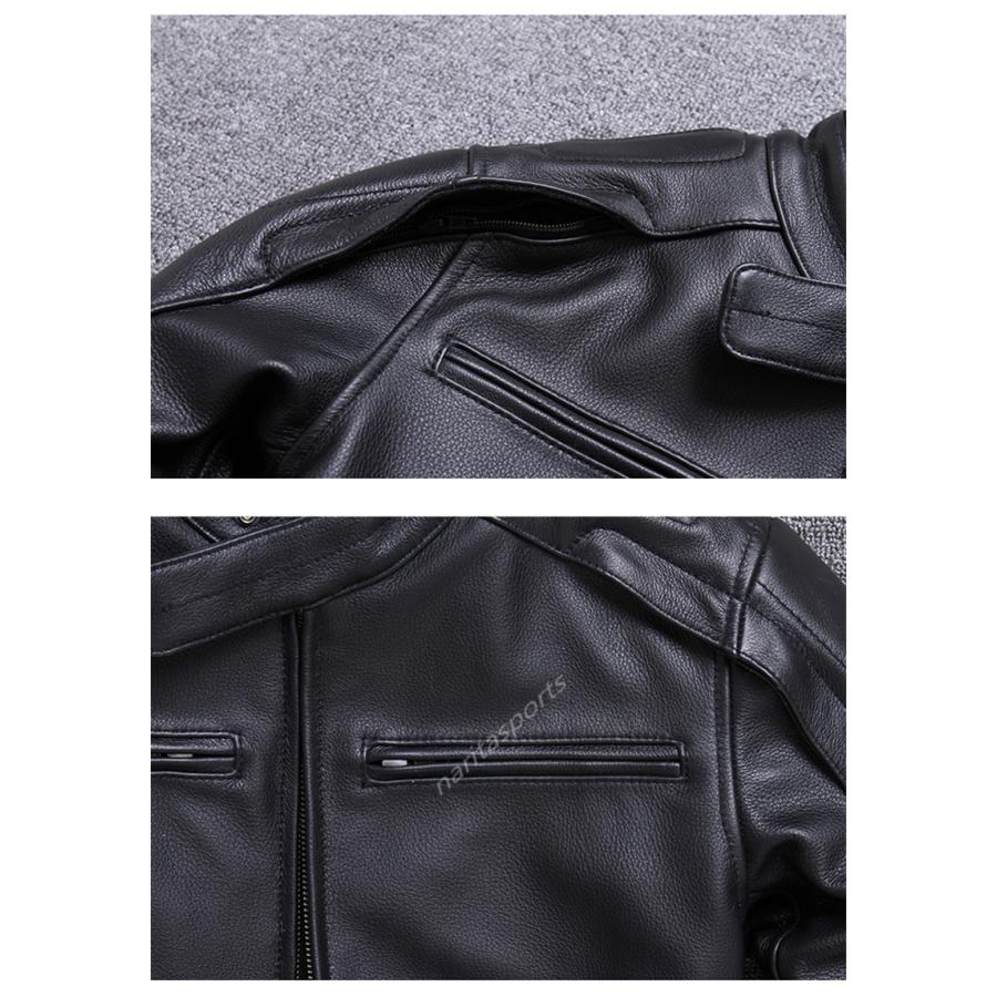 100%新品，新作登場 バイクジャケット/高級本革ジャケット☆本革 100
