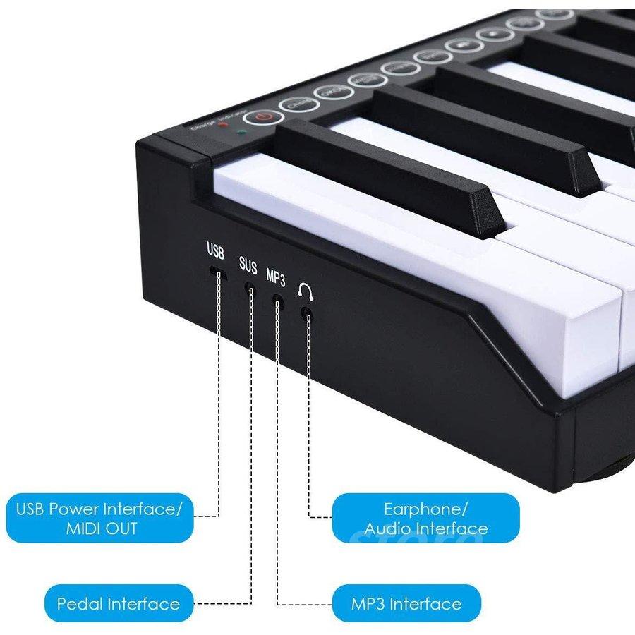 WESI ポータブルピアノ 88キー 電子ピアノ 折りたたみ式電子 WESI ポータブルピアノ 88キー 電子ピアノ 折りたたみ式電子