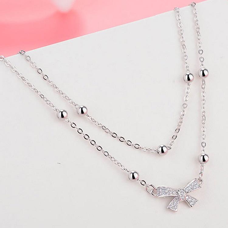 アンクレット レディース 2連 リンボ ボール 2WAY ブレスレット cz ギフト 女性 人気 クリスマス | RainbowGirl（アクセサリー） | 04