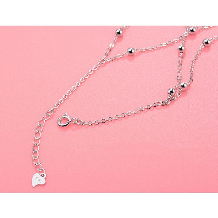 アンクレット レディース 2連 リンボ ボール 2WAY ブレスレット cz ギフト 女性 人気 クリスマス | RainbowGirl（アクセサリー） | 07