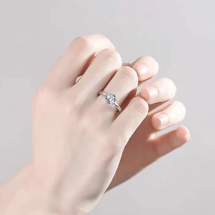 RainbowGirl 指輪 レディース 一粒ダイヤ 0.8カラット 婚約指輪 ダイヤ