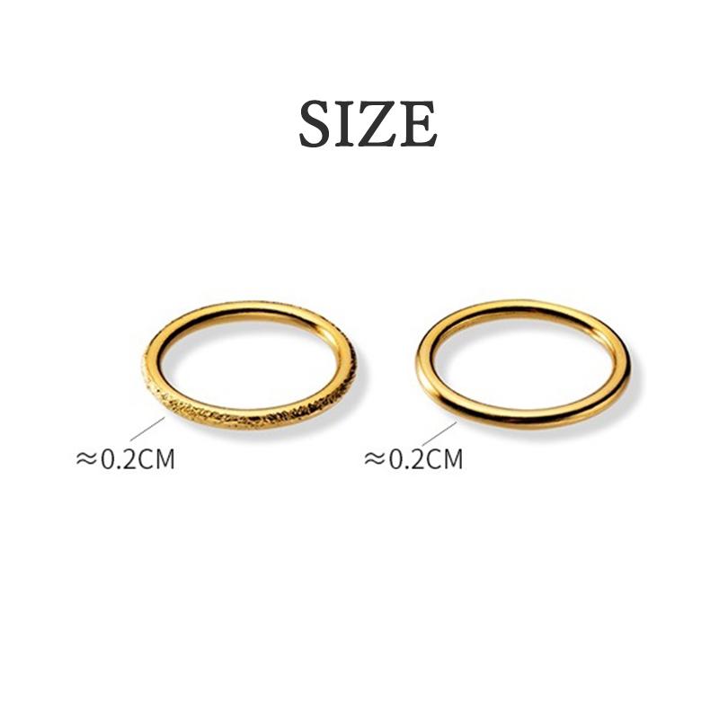 指輪 レディース リング 3点セット 3連 シンプル シルバー ゴールド 18