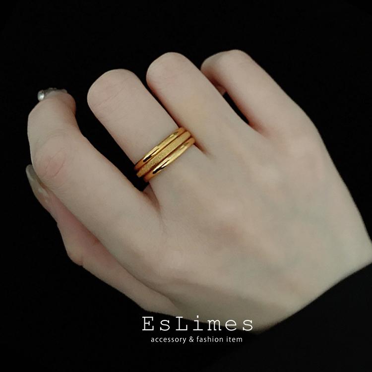 指輪 レディース リング 3点セット 3連 シンプル シルバー ゴールド 18