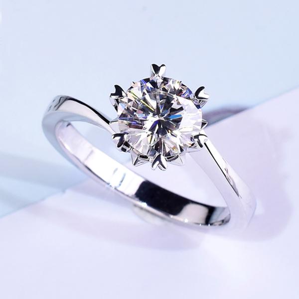 指輪 レディース 一粒ダイヤ 18金RGP 1カラット 大粒 1.0ct 贅沢 ハート CZダイヤモンド オシャレ 18KGP 人気 激安 ...