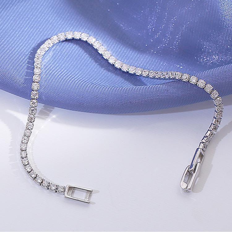 テニスブレスレット K18GP 華奢 レディース 高級感 18金 18k 