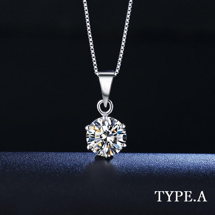 ネックレス レディース 選べる 大粒1.25ct 一粒 リング 立方体 キューブ ハート 女性 誕生日お祝い 誕生日プレゼント 30代 40代 50代 人気｜eslimes｜22