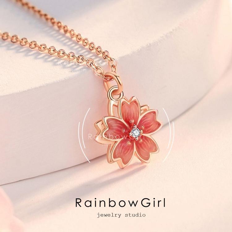 RainbowGirl(アクセサリー) 桜ネックレス レディース さくら RainbowGirl(アクセサリー) 桜ネックレス レディース さくら