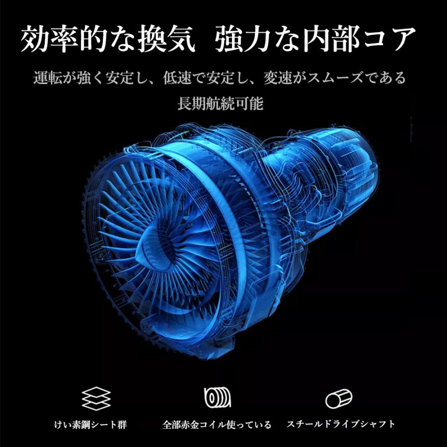 【２年質保証】ハンディ扇風機 ハンディファン 冷風機 卓上 小型 dcモーター 携帯扇風機 ベビーカー 車用 48時間連続使用 首振り 強力 ミニ 低騒音｜eslye-led｜11