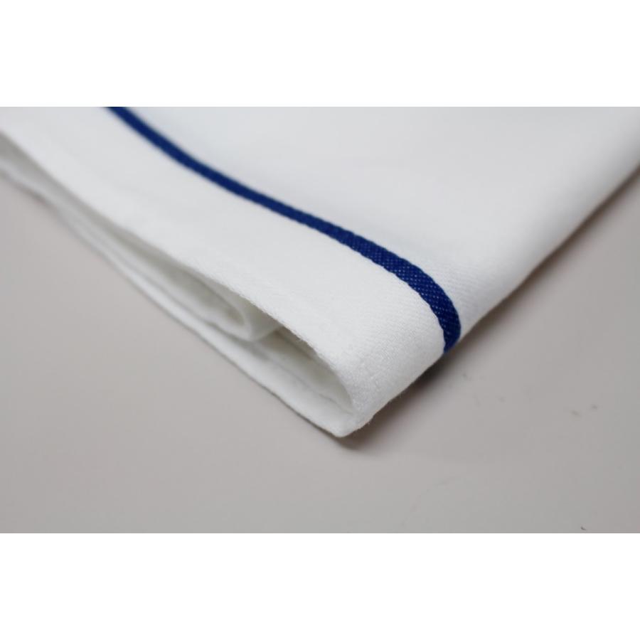 日本製 グラスタオル 綿100％ 45×80 プロ用 業務用 (青線, 10枚) |  | 01