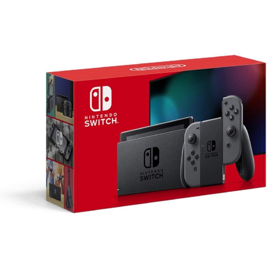 ニンテンドースイッチ 本体 Nintendo Switch　(L)/(R)グレー　バッテリー強化版 :switch-gray-new:ES mart  - 通販 - Yahoo!ショッピング
