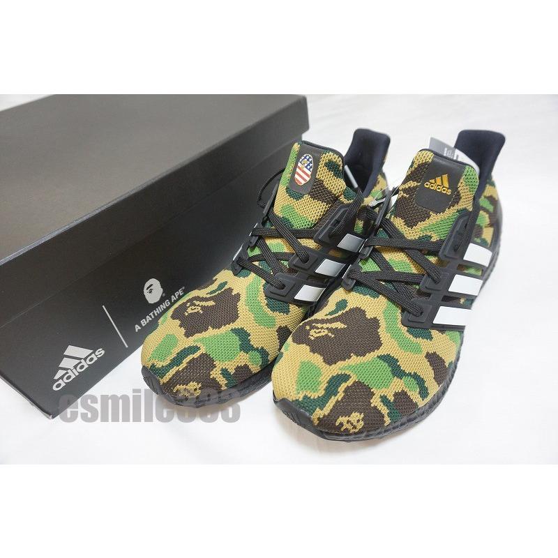 新品 国内黒タグ F35097 ADIDAS ULTRA BOOST BAPE A BATHING APE CAMO アディダス ウルトラブースト ア ベイシング エイプ US9.5/27.5cm｜esmile444｜02