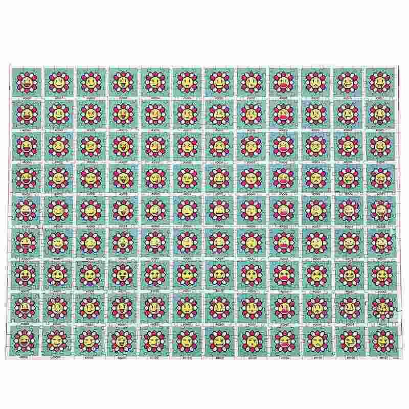 新品 Murakami.Flowers Jigsaw Puzzle 村上隆 パズル ジグソーパズル 51cmx68cm (900pieces