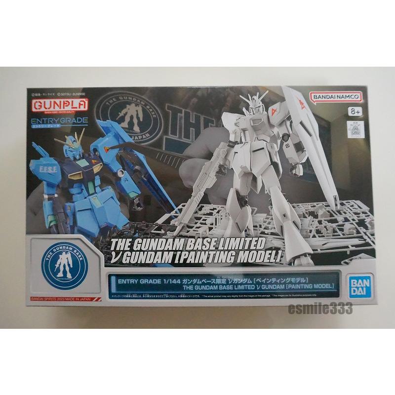 新品 ENTRY GRADE 1/144 ガンダムベース限定 νガンダム [ペインティング モデル] /川口名人 ニューガンダム｜esmile444｜03