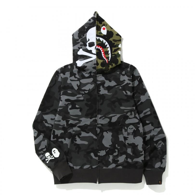 Mastermind Vs A Bathing Ape マスターマインド アベイシング エイプ Full Zip Hoodie サイズ L Bape Mmj シャークパーカー ベイプ シャーク Mmj47 イースマイル333 通販 Yahoo ショッピング