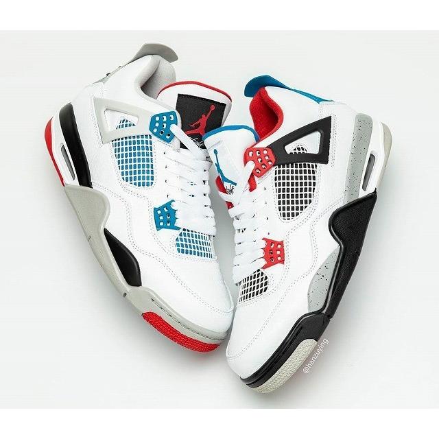 jordan 4 white blue red