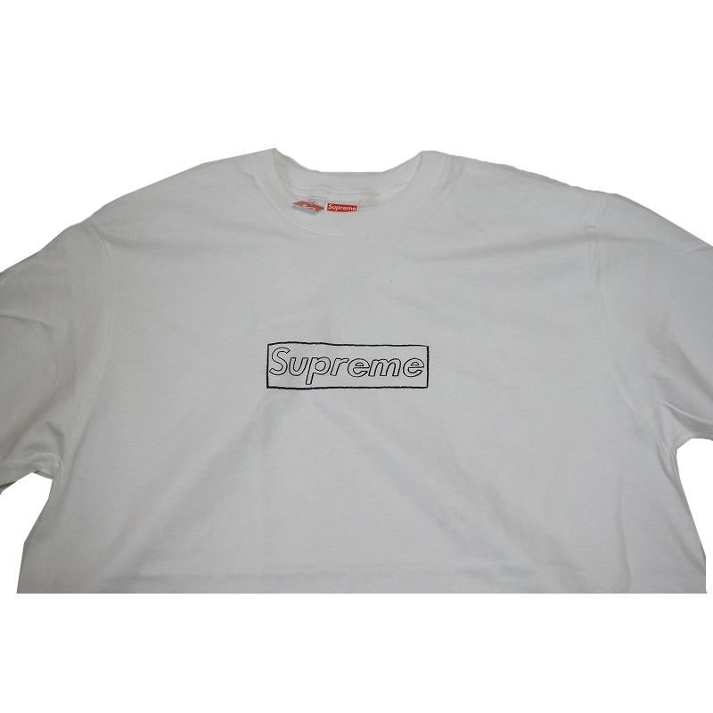 新品 Supreme 21ss KAWS Chalk Logo Tee Lサイズ シュプリーム カウズ