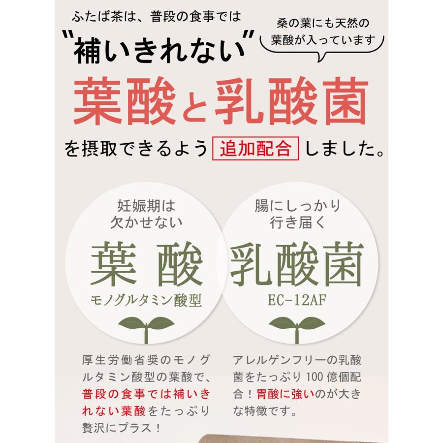 葉酸 サプリ お茶 桑の葉粉末 乳酸菌 鉄 カルシウム ふたば茶 | エソラ漢方薬本舗 | 12