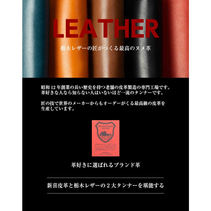 コードバン 長財布 メンズ ラウンドファスナー 財布 新喜皮革 馬革 ブランド 本革 日本製 栃木レザー YKKファスナー 父の日 プレゼント 30代 40代 50代｜esound｜14