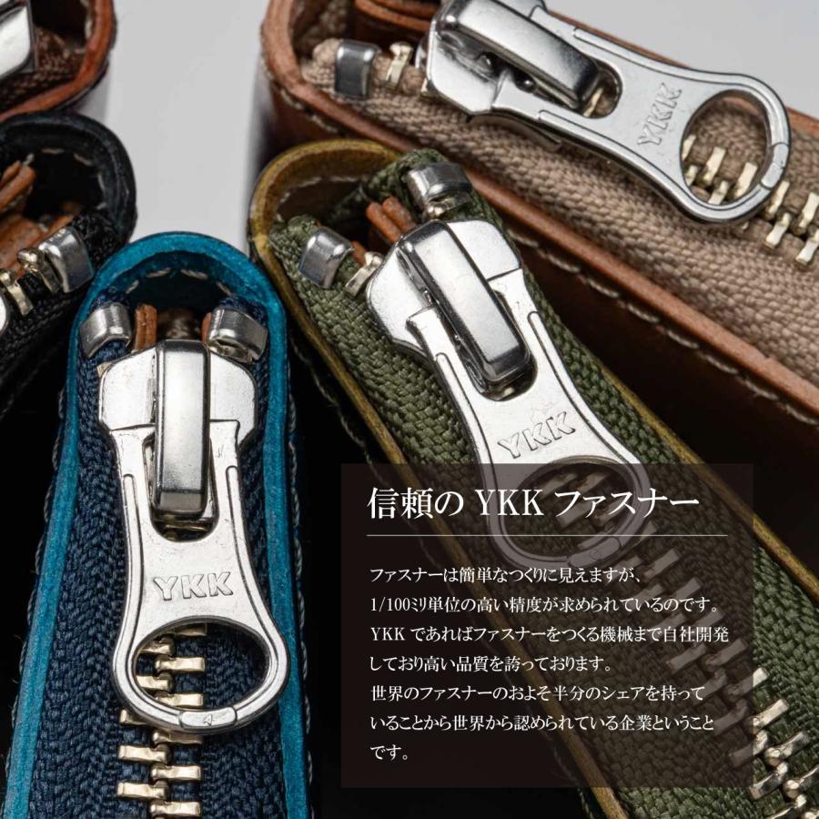 ミニ財布 メンズ コードバン ラウンドファスナー 本革 革 馬革 小さい