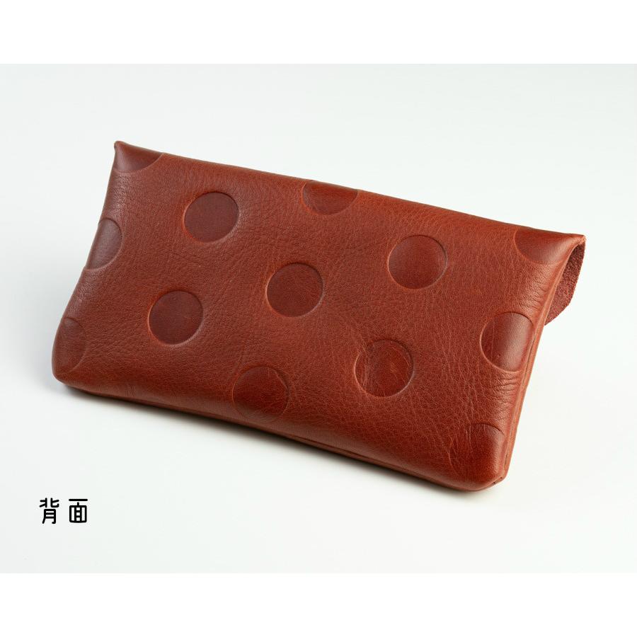〈新品〉カンミ ドット長財布 kanmi 長財布 レディース かぶせ 本革 日本製 水玉模様 キャンディ