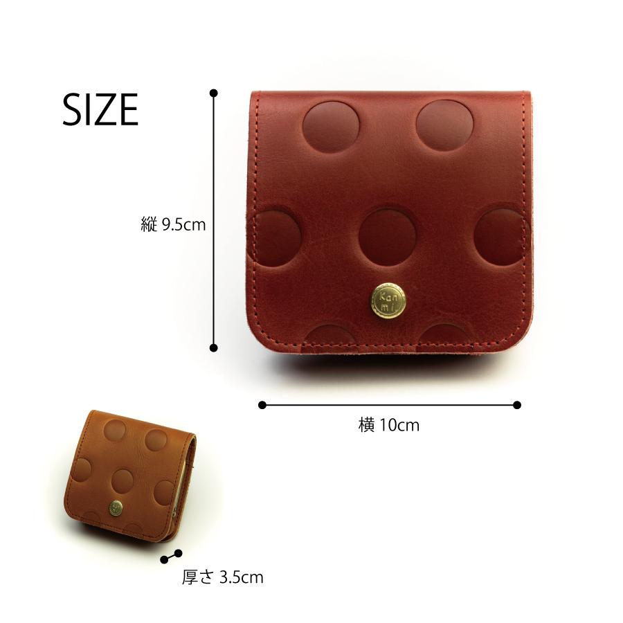 kanmi（カンミ） ミニ財布 レディース がま口 財布 二つ折り お札おら