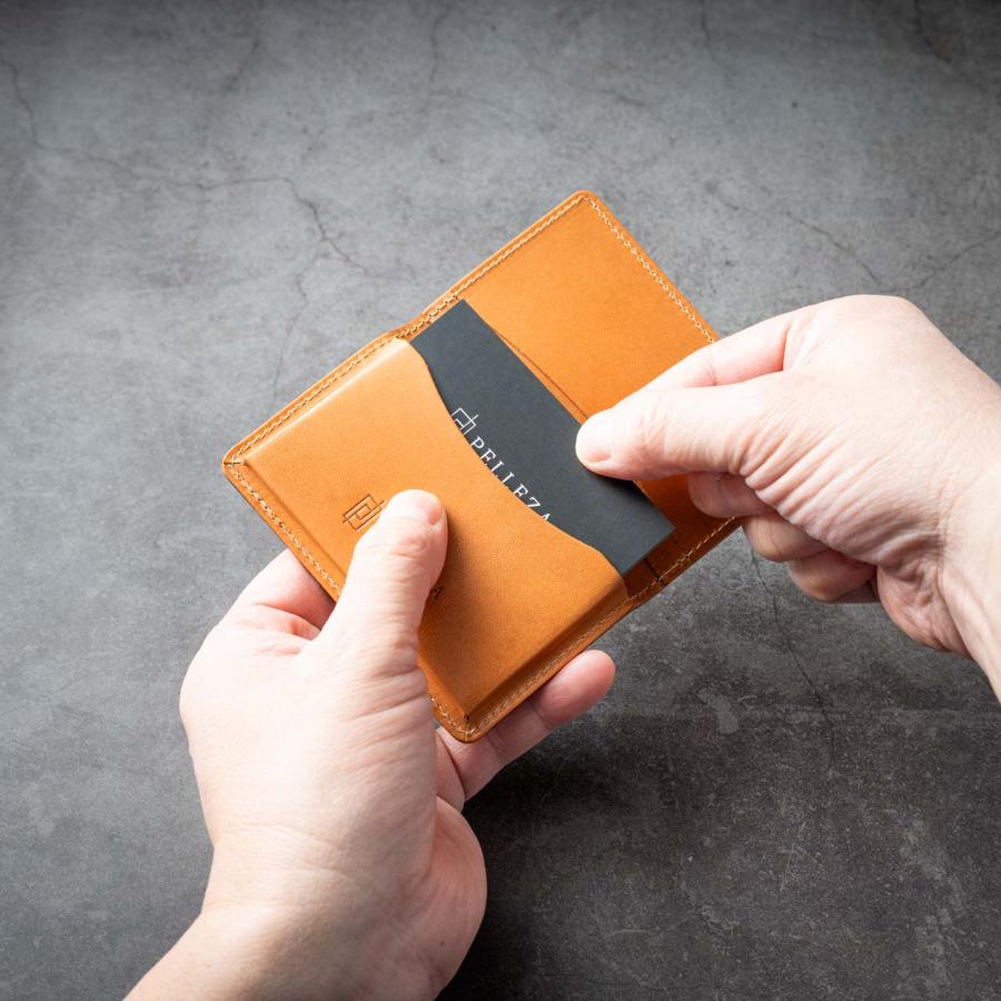 名刺入れ カードケース メンズ レディース 栃木レザー PELLEZA 本革 革