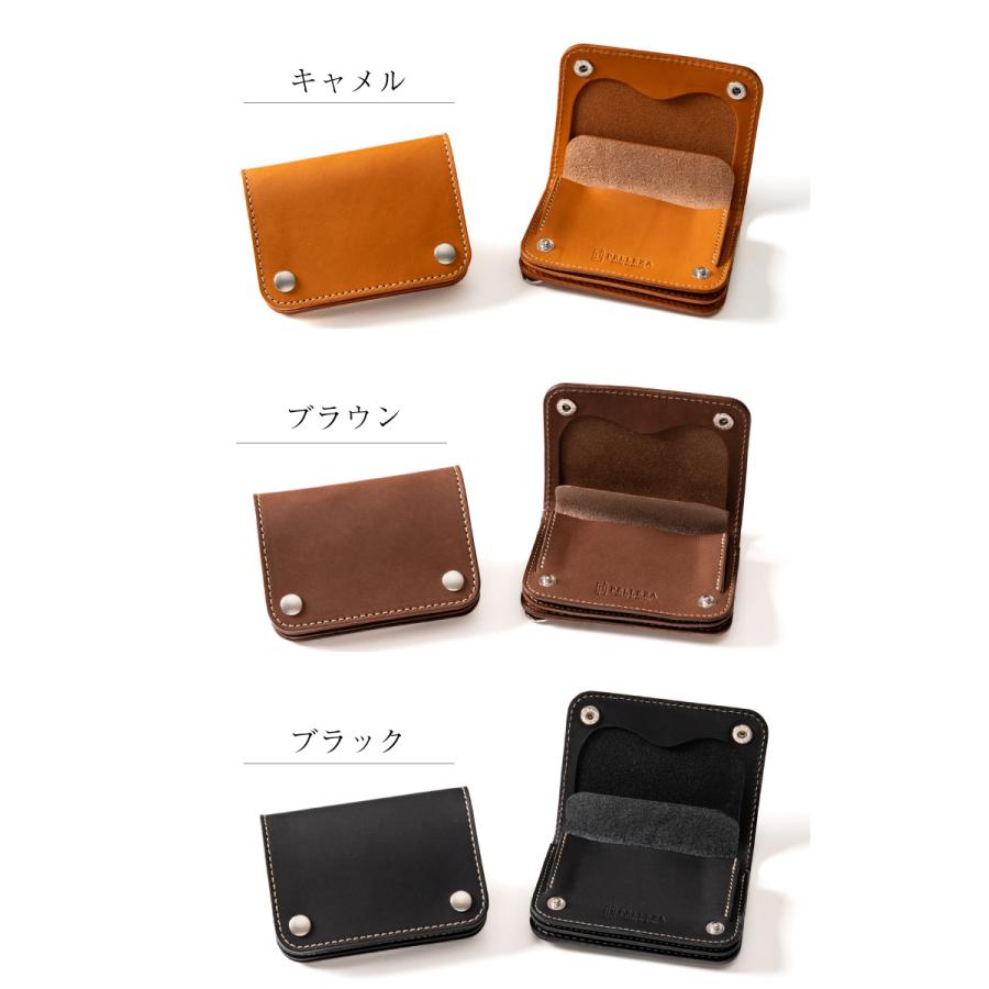 トラッカーウォレット 財布 メンズ 本革 栃木レザー ミドル ヌメ革