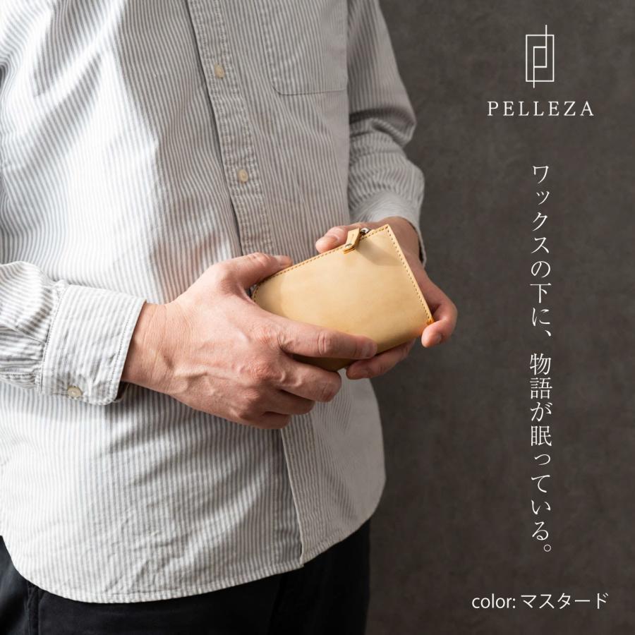 ミニ財布 メンズ レディース L字ファスナー 本革 革 薄い 薄型 スリム