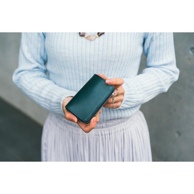 キーケース スマートキーケース 栃木レザー メンズ レディース 本革 ブランド 革 ヌメ革 日本製 4連 ファスナー |  | 02