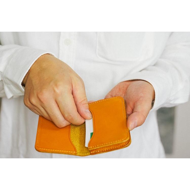 名刺入れ 本革 メンズ レディース 栃木レザー ヌメ革 大容量 角マチ