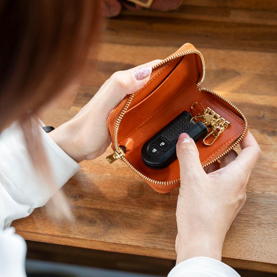 キーケース スマートキーケース メンズ レディース 栃木レザー 本革 革