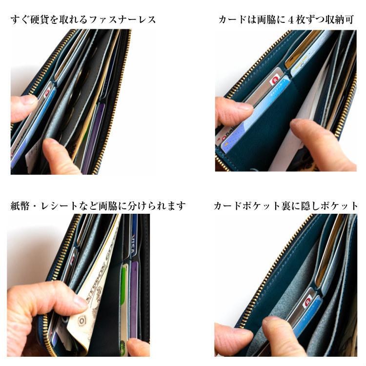 長財布 レディース メンズ L字ファスナー 栃木レザー 財布 本革 日本製 ヌメ革 スリム YKKファスナー ブランド PELLEZA 父の日 ギフトの画像