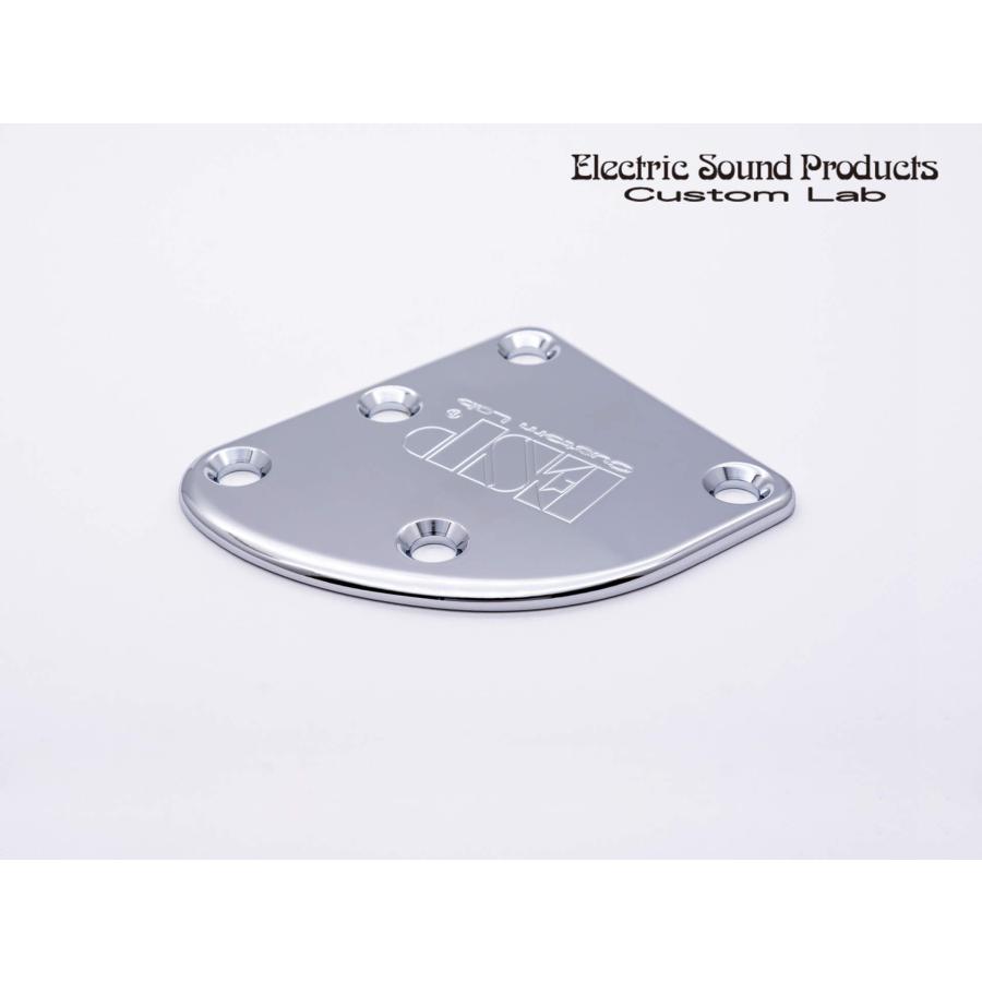 T-5 Neck Set Plate Brass Wide Chromeの画像
