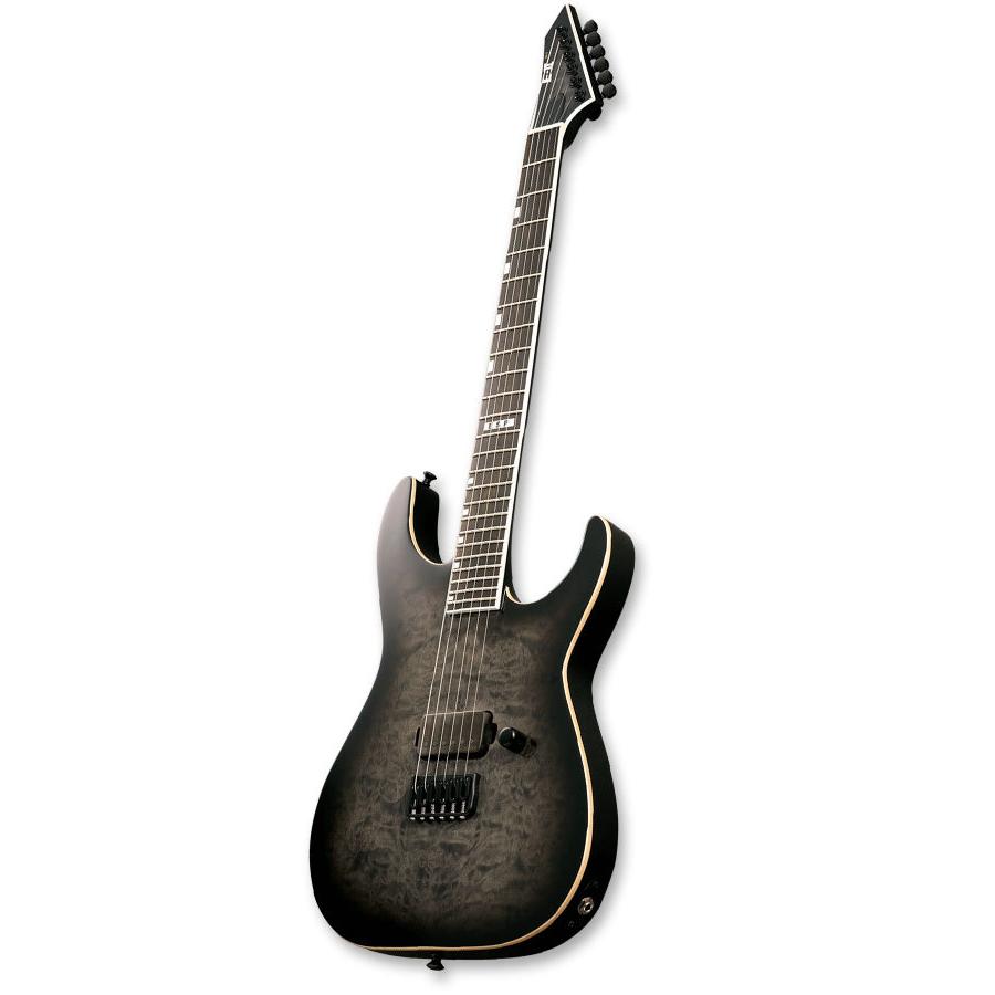 E-II M-I THRU NT QM / See thru Black Sunburst_1