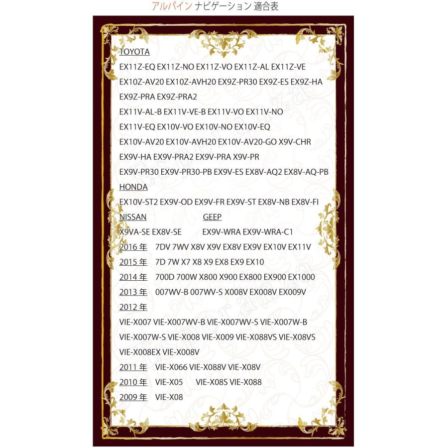 ビッグX 2010年【 ALPINE アルパイン バックカメラ 接続 変換